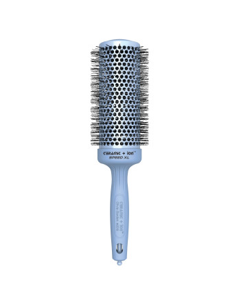 Olivia Garden Blossom Ceramic Ion 2-1/8" Thermal Round Brush - Blue