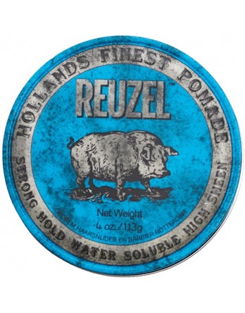 Reuzel Blue Pomade Strong Hold High Sheen 4oz